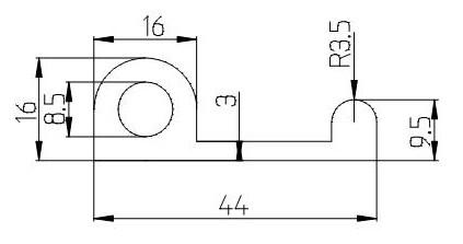 Customized rubber profiles