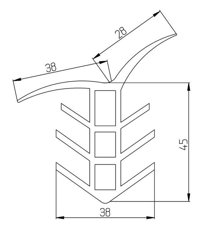 Customized rubber profiles