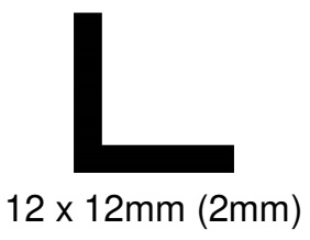 L-PROFILE 12 X 12 MM (2 MM) BLACK RUBBER (25 M)