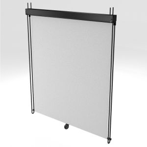 ROCKER BLIND 1700 mm WITH COVERBOX 40x40 as parts with 1500 mm stainless rods